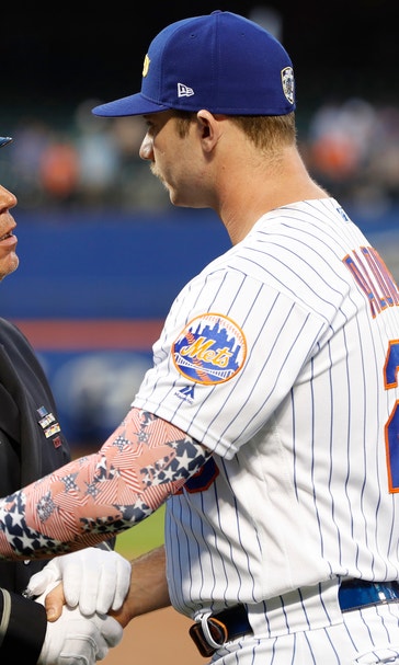 Mets' Alonso buys custom 9/11 cleats for teammates